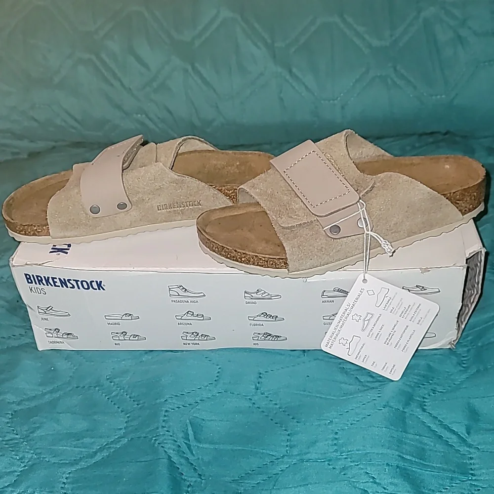 Birkenstock Kyoto Kid's - Taupe - 30 Narrow - New In Box Boys Or‎ Girls US 12